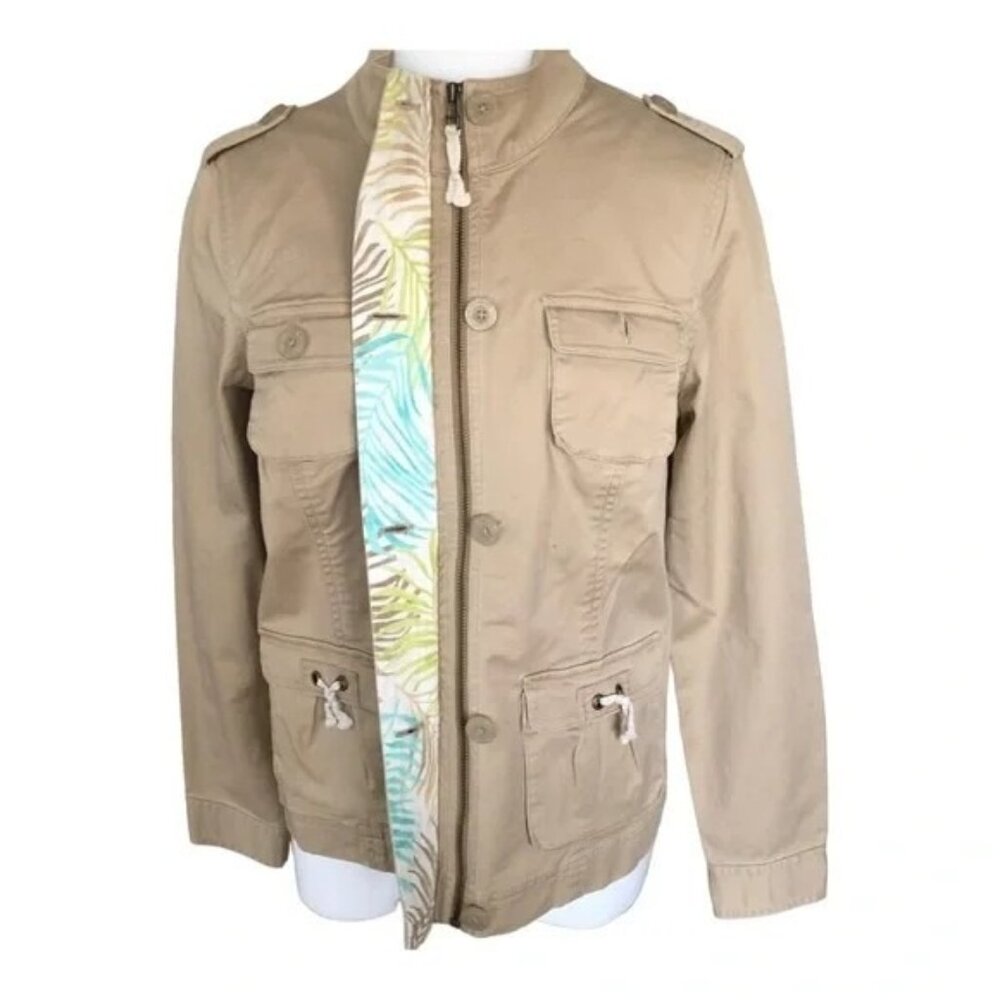 Vineyard Vines Khaki Cargo Pocket Utility Jacket - Picture 5 of 7